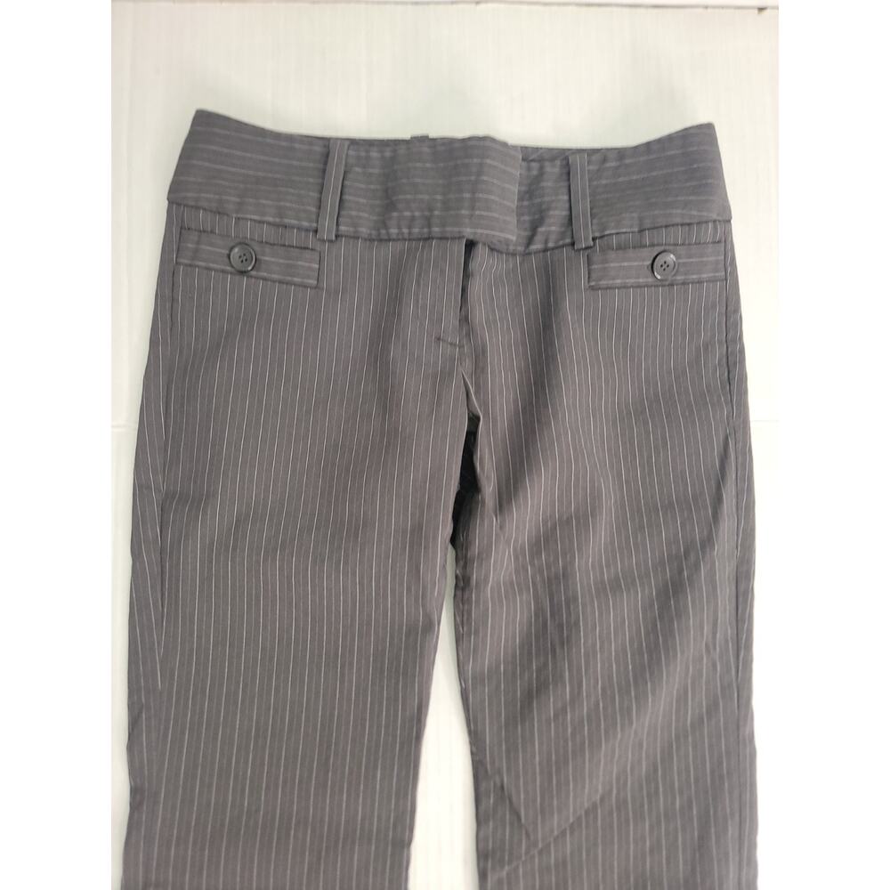 The Limited Trouser Pants Low Rise Pinstripe Flare 2x32 Office Siren Academia - Picture 4 of 9